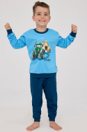 Piżama Cornette Kids Boy 477/161 Farm dł/r 86-128