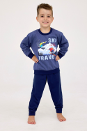 Piżama Cornette Kids Boy 477/158  Ski  dł/r 86-128