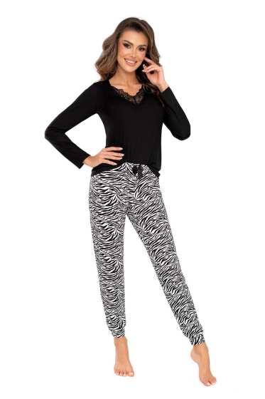 Piżama Donna Zebra Long dł/r S-XXL