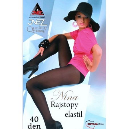 Rajstopy Inez Nina elastil 40 den 2-M