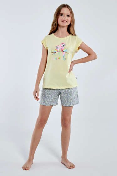 Piżama Cornette Kids Girl 787/98 Parrots kr/r