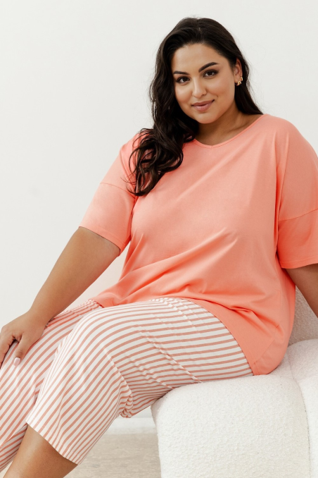 Piżama Taro Eloise 3376 kr/r 4-6XL W25 damska