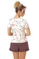 Piżama  Donna  Amaris  Short  Plum kr/r   S-XXL