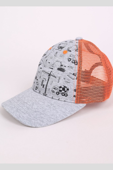 Czapka YO! CZD-0708 chłopięca z daszkiem