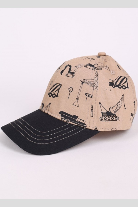 Czapka YO! CZD-0709 chłopięca z daszkiem