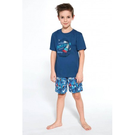 Piżama Cornette Kids Boy 789/96 Blue dock kr/r