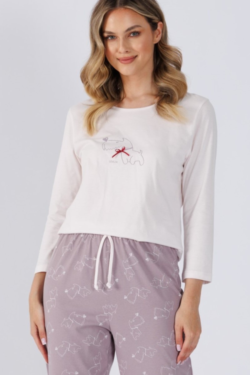 Piżama Leveza Berenik 1501 dł/r M-XXL