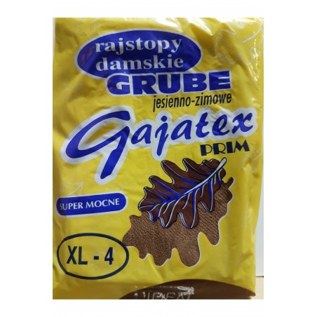 Rajstopy Gajatex elastil grube 4-XL