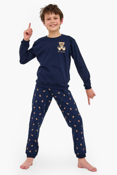 Piżama Cornette Boy Kids 966/179 Big Boss dł/r