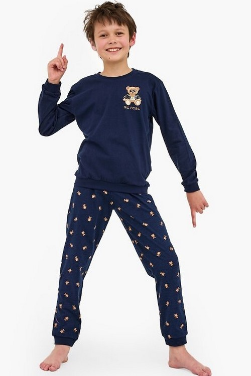 Piżama Cornette Boy Kids 966/179 Big Boss dł/r