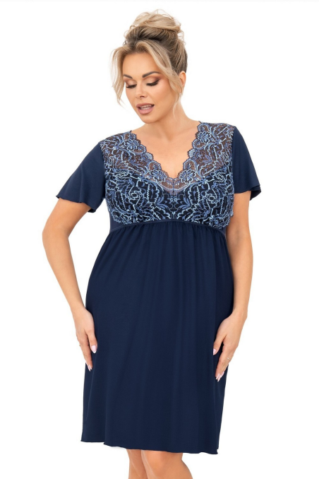 Koszula  Donna  Melania Plus  kr/r   S-XXL