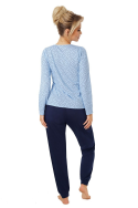 Piżama  Donna Star Long Dark dł/r S-XXL