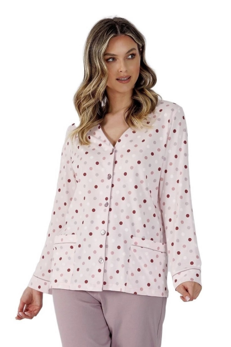 Piżama Leveza Elin 1496 dł/r M-XXL