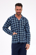 Piżama Cornette 114/81 rozpinana męska dł/r  3-5XL