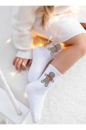 Skarpety Milena 1306-008 świąteczne Ciastko 29-37