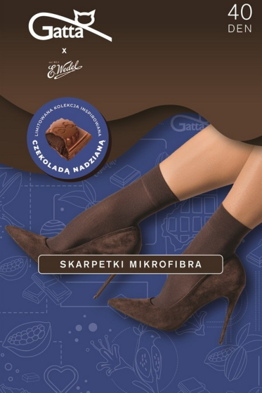 Skarpetki  GATTA & WEDEL  40 den gładkie mikrofibra