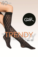 Podkolanówki Gatta Trendy wz.03   40 den wzór