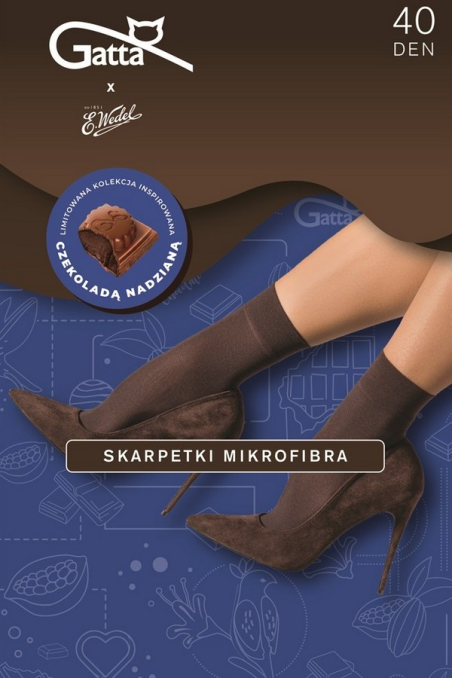 Skarpetki  GATTA & WEDEL  40 den gładkie mikrofibra