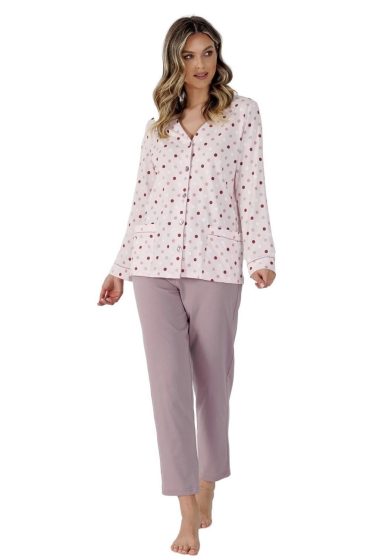 Piżama Leveza Elin 1496 dł/r M-XXL