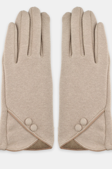 Rękawiczki Noviti RW046 damskie z 2 guzikami 5p 24 cm