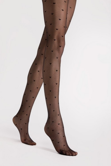 Rajstopy Fiore Cuori  G 6120  20 den  2-4