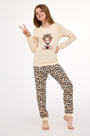 Piżama Cornette Young Girl 592/191 Panther dł/r
