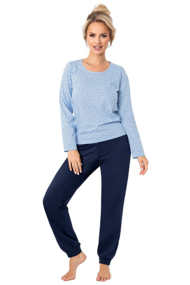 Piżama  Donna Star Long Dark dł/r S-XXL