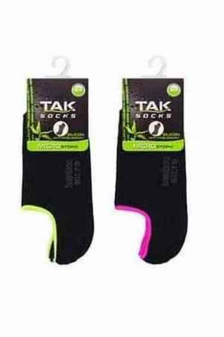 Stopki TAK bambusowe z silikonem damskie 1269