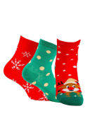 Skarpetki Wola W84.55 świąteczne damskie A'3