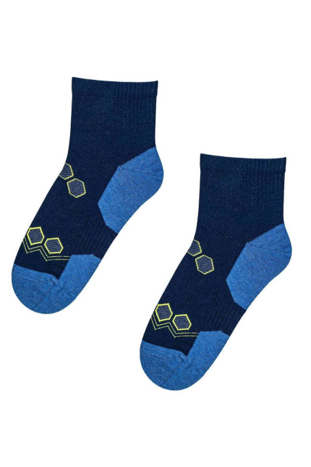 Skarpetki Wola w94.1n4 młodzież-męskie wzorowane Ag+