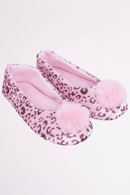 Baletki YO! Panterka z pomponem BL-68 24-29