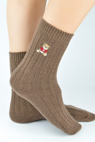 Skarpety Noviti SW025 z wełną miś 36-41