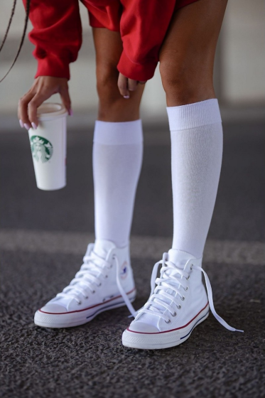 Podkolanówki Milena 0248-001 gładkie 37-41