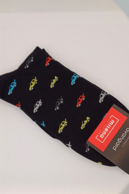 Skarpety Milena Avangard 1153-039 3/4  Kolorowe autka 39-46