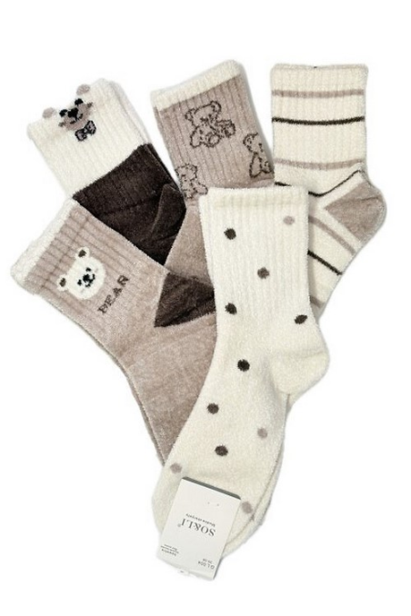 Skarpety Wik SO&LI 074 damskie Welur 0040