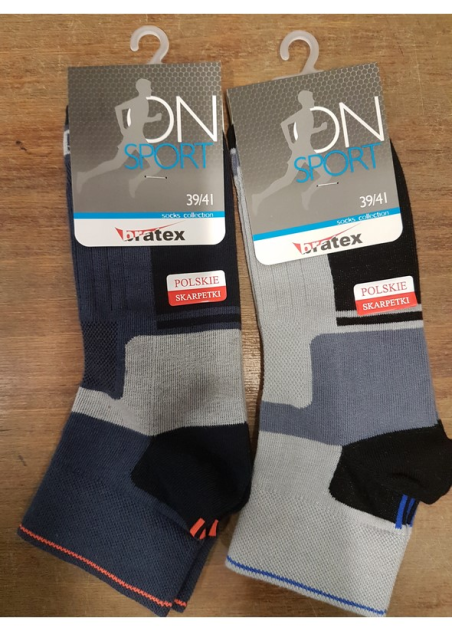Skarpety Bratex ON Sport krótkie art. 882