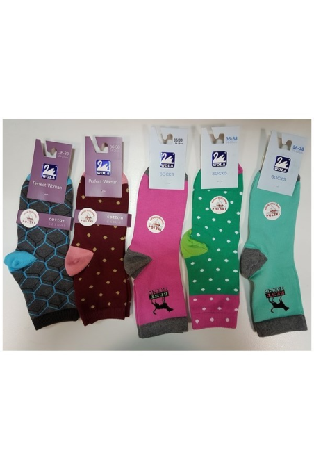 Skarpetki Wola wzorowane  U44.01P  U44.P01 11-15 lat