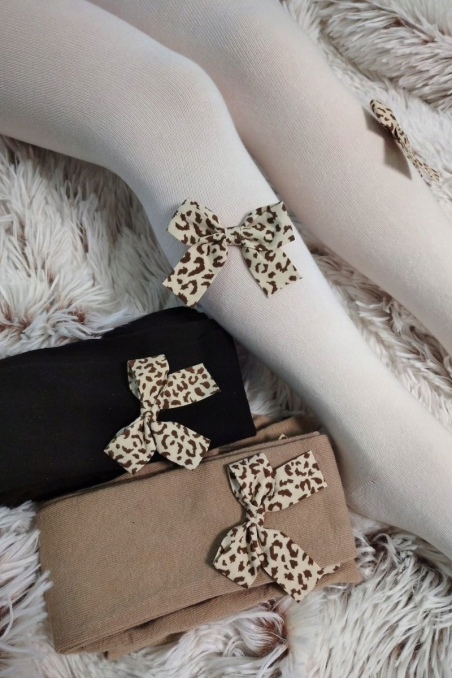 Rajstopy Milusie B1265 bawełna z aplikacją 128-146