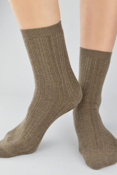 Skarpety Noviti SB098  damskie Wełna Żakard