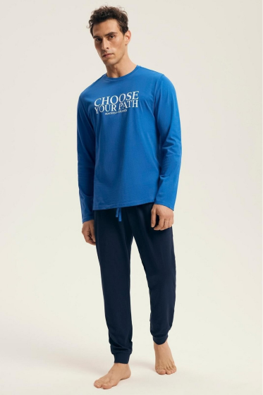 Piżama  Henderson 43472 dł/r Loop  M-3XL