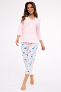 Piżama Cornette  389/455  Nancy 3/4  M-XXL
