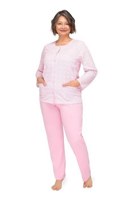 Piżama Martel Kasia III  267 dł/r  M-3XL rozpinana