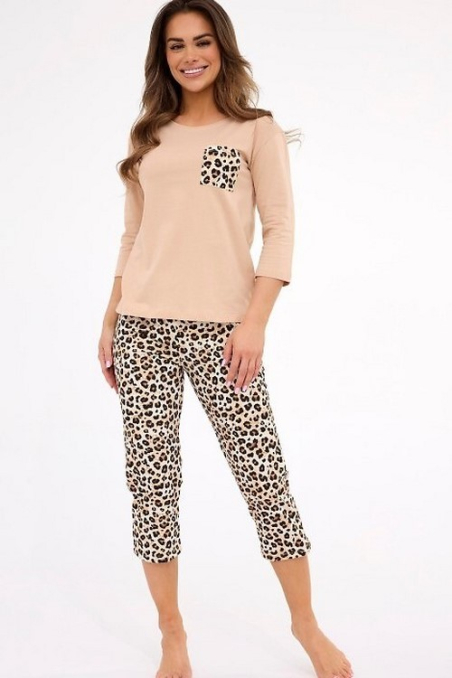 Piżama Cornette damska 3/4  602/441 Panther 4