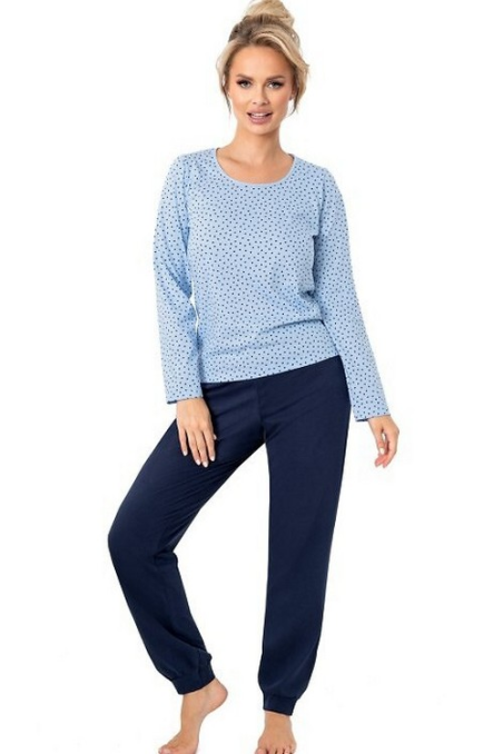Piżama  Donna Star Long Dark dł/r S-XXL