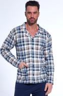 Piżama Cornette 114/77 rozpinana męska dł/r S-XXL