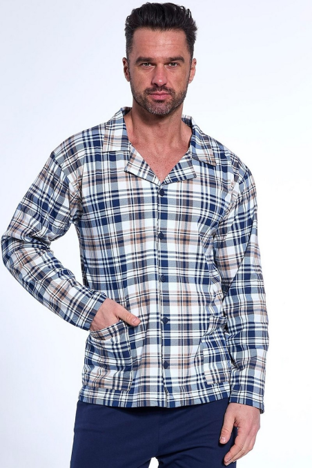 Piżama Cornette 114/77 rozpinana męska dł/r S-XXL