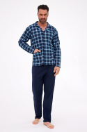 Piżama Cornette 114/81 rozpinana męska dł/r S-XXL