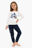 Piżama Cornette Kids Girl  977/189 Snowy Day dł/r 86-128