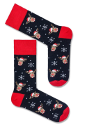Skarpety Milena 1290-025 świąteczne Renifery w czapce Mikołaja i szaliku 38-46