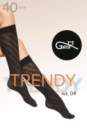 Podkolanówki Gatta Trendy wz.04   40 den wzór